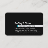 Moderne Elegante Minimalistische Professionele Aan Visitekaartje (Voorkant)