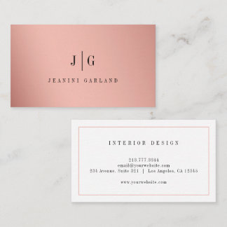Moderne Elegante Minimalistische Professionele Mon Visitekaartje