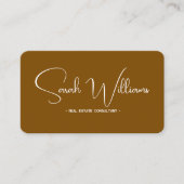 Moderne Elegante Minimalistische QR-code Visitekaa Visitekaartje (Voorkant)