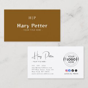 Moderne Elegante Minimalistische QR-code Visitekaa Visitekaartje
