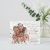 Moderne, elegante, minimalistische QRC-fotobedekki Aankondigingskaart (Staand voorkant)