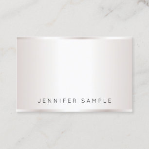 Moderne Elegante Minimalistische Sjabloon Luxe Visitekaartje