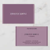 Moderne Elegante Minimalistische Sjabloon Trendy S Visitekaartje (Voorkant / Achterkant)