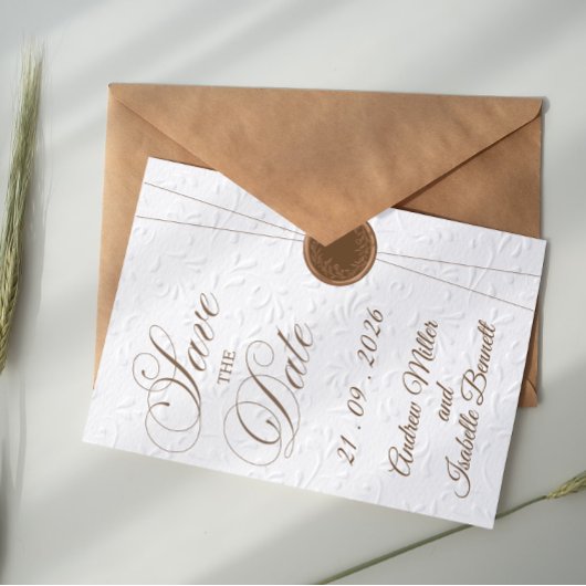 Moderne elegante minimalistische vakantie bruiloft bedankkaart