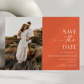 Moderne elegante minimalistische Verona Sunset bru Save The Date