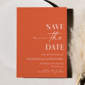 Moderne elegante minimalistische Verona Sunset bru Save The Date