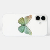 Moderne elegante minimalistische vlindervormgeving Case-Mate iPhone case (Achterkant (horizontaal))