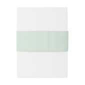 Moderne Elegante Mint Zwart Custom Monogram Bruilo Uitnodigingen Wikkel (Achterkant Voorbeeld)