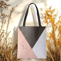 Moderne Elegante Modieuze Initiële Monogram Bruids