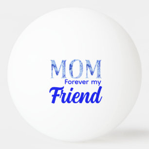 Moderne Elegante Moederdag Euwige Vriend Pingpongbal