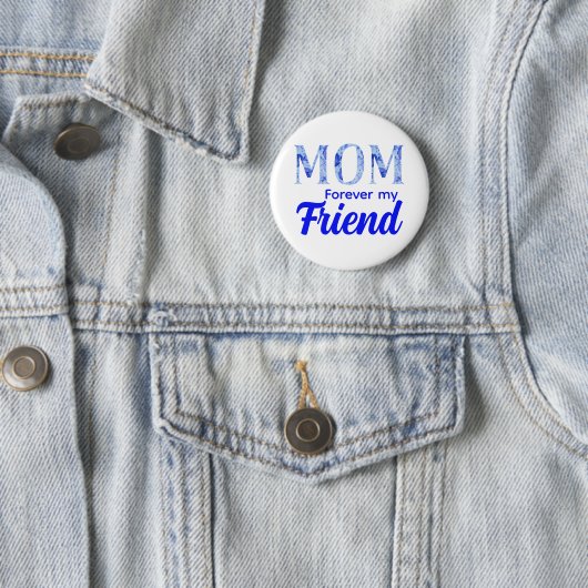 Moderne Elegante Moederdag|Euwige Vriend Ronde Button 5,7 Cm (In situ)