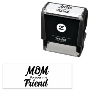 Moderne Elegante Moederdag Voor altijd vriend Zelfinktende Stempel