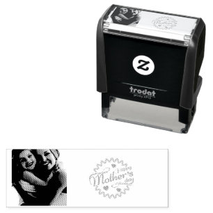 Moderne Elegante Moederdag Voor altijd vriend Zelfinktende Stempel