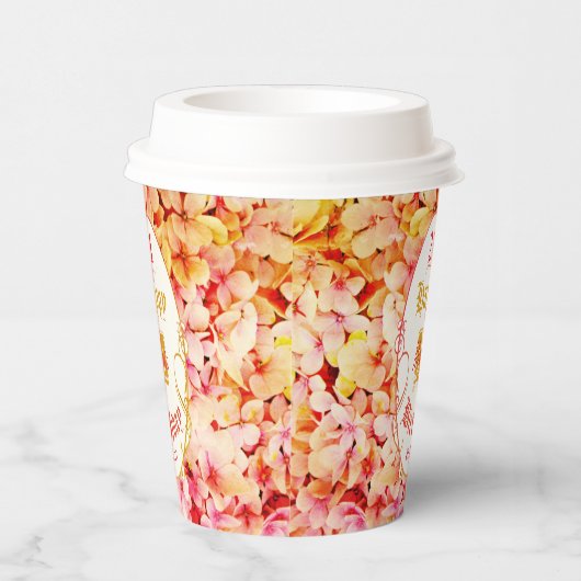 Moderne Elegante Monogram Naam 21e Verjaardagsfees Papieren Bekers (Rechts)