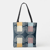 Moderne Elegante Monogram Schoudertas Tote Bag (Achterkant)