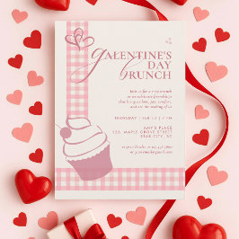 Moderne Elegante Mooie Roze Typografie Galentines  Kaart
