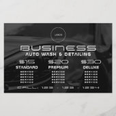 Moderne elegante motorfiets flyer (Voorkant)