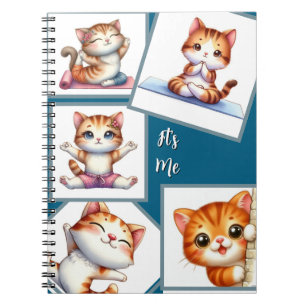 Moderne elegante multi foto familie stijlvolle Bla Notitieboek