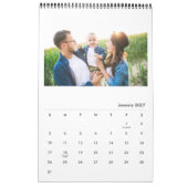 Moderne, elegante multi-foto kalender (Jan 2027)