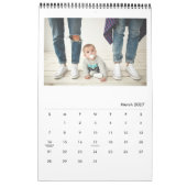 Moderne, elegante multi-foto kalender (Mar 2027)