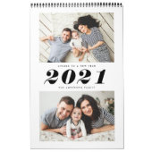 Moderne, elegante multi-foto kalender (Hoes)