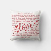 Moderne Elegante Naam & Datum Koppel Cadeau Kussen (Voorkant)