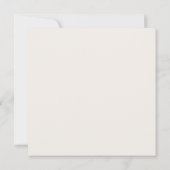 Moderne Elegante Naam Monogram Stof Beige Gradiënt Notitiekaartje (Achterkant)