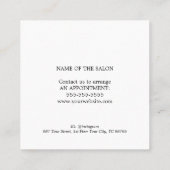 Moderne Elegante Nep Goud Blauwe Coupon (Achterkant)