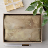 Moderne Elegante Nep-Goud Waterverf Marmer Patroon Tissuepapier (Geschenk)