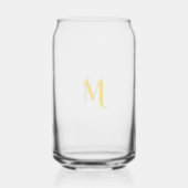 Moderne Elegante Nep Gouden Initialen Monogram Chi Blikvorm Glas (Achterkant)