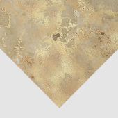 Moderne Elegante Nep Gouden Waterverf Marmer Patro Tissuepapier (Detail)