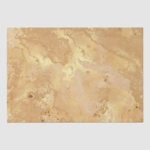 Moderne Elegante Nepgouden Aquarel Marmer Patroon Tissuepapier