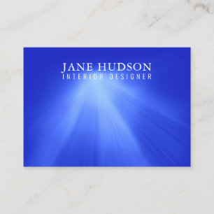 Moderne Elegante Ontwerp Blauwe Licht Luxe Visitekaartje
