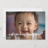 Moderne, elegante ouderontwerpfotokaart voor handl kaart (Voorkant)