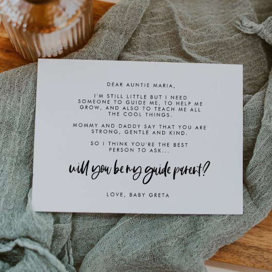 Moderne, elegante ouderontwerpkaart van de Gids Kaart