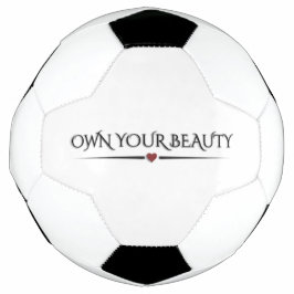 Moderne Elegante "Own Your Beauty" Chic Pickleball Voetbal