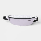 Moderne Elegante Paarse Gemonogrammeerde Taille Cr Heuptasje (Voorkant)