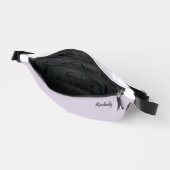 Moderne Elegante Paarse Gemonogrammeerde Taille Cr Heuptasje (Open)