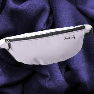 Moderne Elegante Paarse Gemonogrammeerde Taille Cr Heuptasje