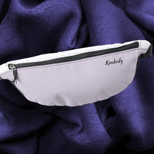 Moderne Elegante Paarse Gemonogrammeerde Taille Cr Heuptasje