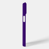Moderne Elegante Paarse Witte Monogram Eerste Lett Case-Mate iPhone Case (Achterkant / Rechts)