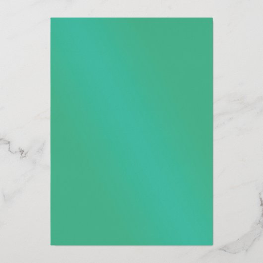 Moderne Elegante Pastel Blauw en Roze Bruiloft Folie Uitnodiging (Achterkant)