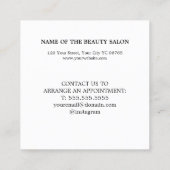 Moderne Elegante Pastel Loyalty Kaart (Achterkant)