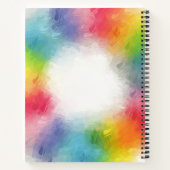 Moderne, elegante persoonlijke Sjabloon Notitieboek (Achterkant)