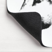 Moderne elegante Pop Art Sjabloon die paarden runt Muismat (Hoek)