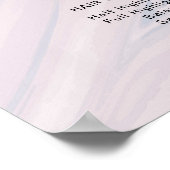 Moderne Elegante Prijslijst Schoonheidssalon Poster (Hoek)