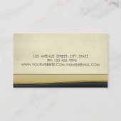 Moderne elegante professional, glitter Stripes Visitekaartje (Achterkant)