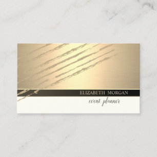 Moderne Elegante Professioneel, Glitter Strepen Visitekaartje