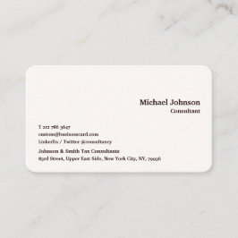 Moderne Elegante Professionele Bruine Patroon Chic Visitekaartje