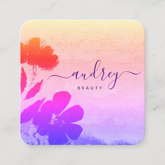 moderne elegante professionele ceo , stijlvolle ch vierkante visitekaartje (Voorkant)